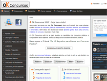 Tablet Screenshot of okconcursos.com.br